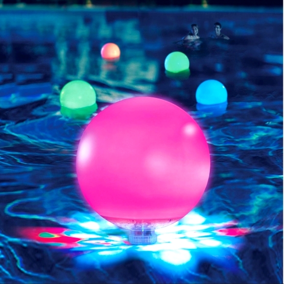 Aqua Glow Floating Sphere Swimming Pool Light - Picture 1 of 7